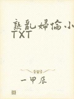 熟乱妇伦小说网TXT