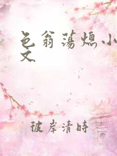 色翁荡熄小说全文