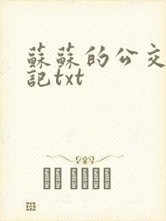 苏苏的公交车日记txt