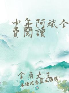 少年阿斌全文免费阅读