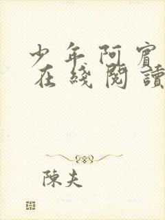 少 年 阿 宾 在 线 阅 读