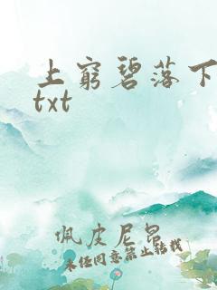 上穷碧落下黄泉txt