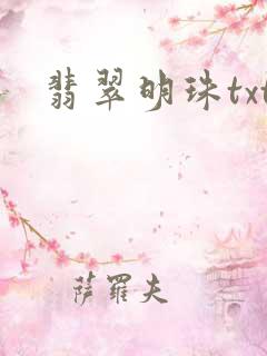 翡翠明珠txt