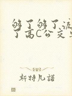 够了够了流出来了高C公交车
