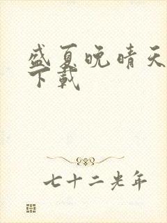 盛夏晚晴天全集下载