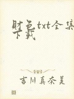 财色txt全集下载
