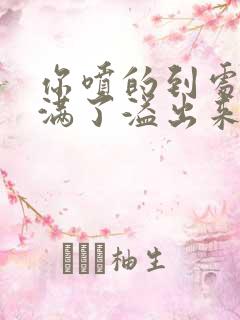 你喷的到处都是满了溢出来了