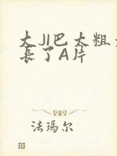 大JI巴太粗太长了A片