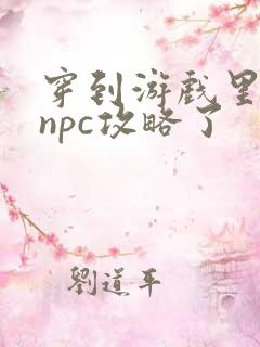 穿到游戏里面被npc攻略了