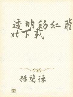 透明的红萝卜txt下载