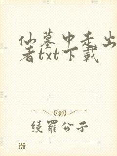 仙墓中走出的强者txt下载