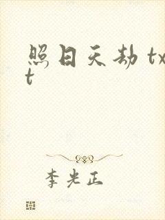 照日天劫 txt
