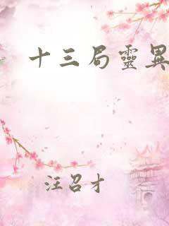 十三局灵异档案