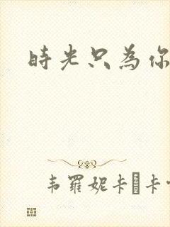 时光只为你停留