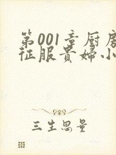 第001章厨房征服贵妇小说