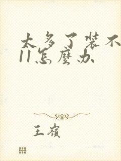 太多了装不下h11怎么办