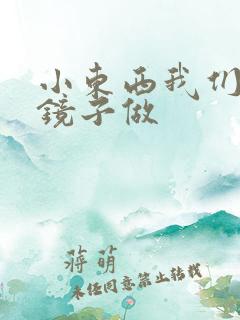 小东西我们对着镜子做