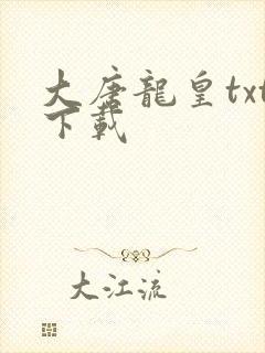 大唐龙皇txt下载
