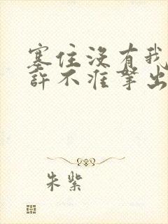 塞住没有我的允许不准拿出来