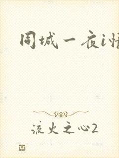 同城一夜i情