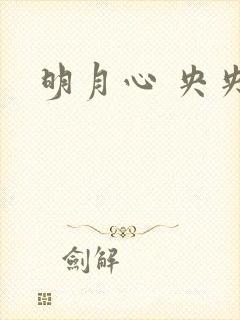 明月心 央央