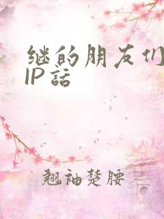 继的朋友们SVIP话