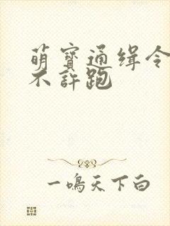 萌宝通缉令妈味不许跑