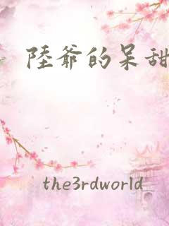 陆爷的呆甜萌妻