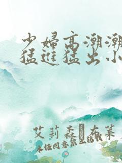 少妇高潮潮喷到猛进猛出小说