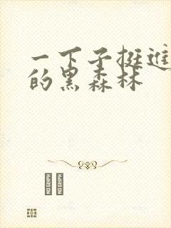 一下子挺进浓密的黑森林