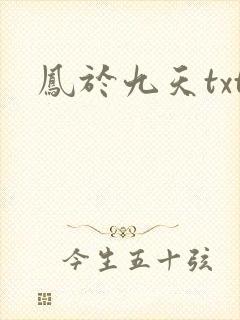 凤于九天txt