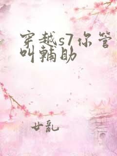 穿越s7你管这叫辅助