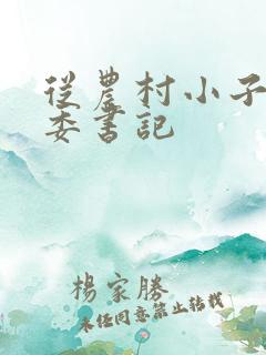 从农村小子到省委书记