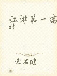 江湖第一高手txt