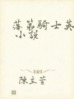 落第骑士英雄谭 小说