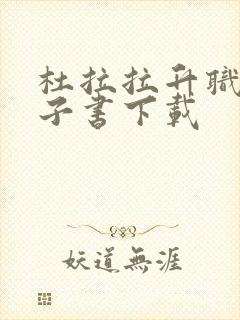 杜拉拉升职记电子书下载