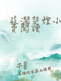 苏澜楚煜小说免费阅读