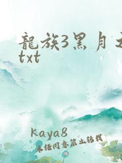 龙族3黑月之潮txt