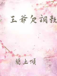 王爷欠调教