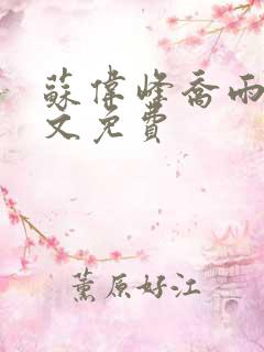 苏伟峰乔雨珊全文免费