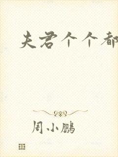 夫君个个都是宝