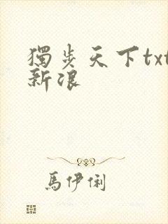 独步天下txt新浪