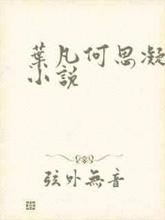 叶凡何思凝七月小说