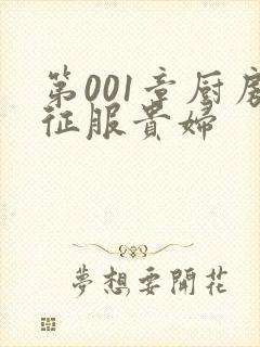 第001章厨房征服贵妇