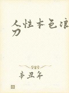 人性本色浪子小刀