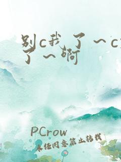 别c我了～c烂了～啊