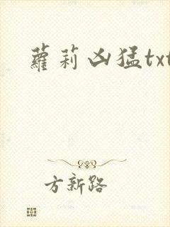 萝莉凶猛txt