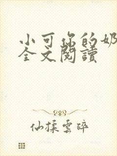 小可你的奶真大全文阅读