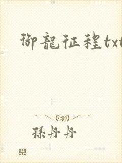 御龙征程txt