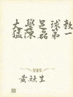 大学足球教练王猛陈磊第一篇